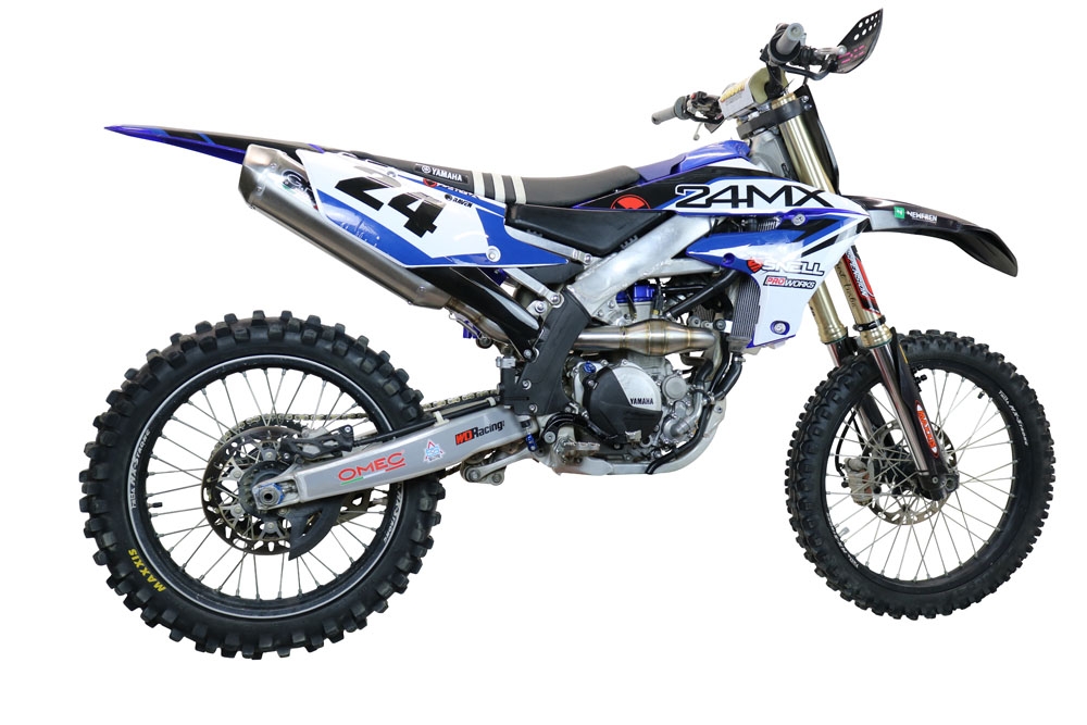 Pot echappement compatible avec Yamaha YZ 250 FX 2020-2025, Pentacross Inox, Pot d'échappement complet racing, compris de collecteur et db killer amovible, sans homologation 