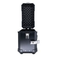 GPR TECH compatible with  Benelli Trk 502 X 2021/2024 e5 GPR TECH Pair of side cases aluminum made, black color with specific pannier holder Capacity 38 LT. + 38 LT.