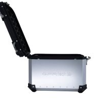 GPR TECH compatible with  Benelli Trk 502 2017/2020 e4 GPR TECH Pair of side cases aluminum made, silver color with specific pannier holder Capacity 38 LT. + 38 LT.