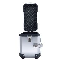 GPR TECH compatible with  Benelli Trk 502 2017/2020 e4 GPR TECH Pair of side cases aluminum made, silver color with specific pannier holder Capacity 38 LT. + 38 LT.