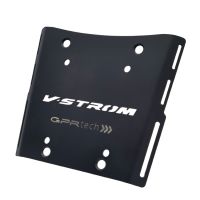 GPR TECH compatible with  Suzuki V-Strom Dl 650 2012/2016 e3 GPR TECH Specific fitting plate Top Case ALPITECH 35 LT compatible with original luggage rack,stainless steel made with 4 anchor points