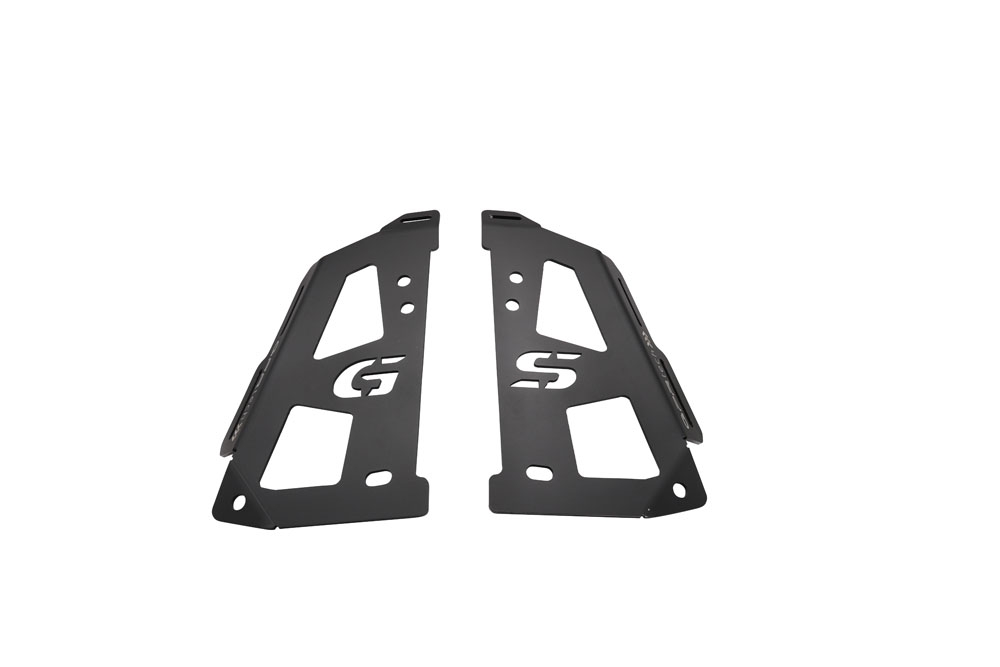GPR TECH compatible with  Bmw R 1250 Gs 2021/2024 e5 GPR TECH Specific fitting plate Top Case ALPITECH 55 LT compatible with original luggage rack,stainless steel made with 4 anchor points