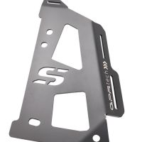 GPR TECH compatible with  Bmw R 1250 Gs 2021/2024 e5 GPR TECH Specific fitting plate Top Case ALPITECH 55 LT compatible with original luggage rack,stainless steel made with 4 anchor points