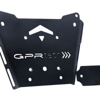 GPR TECH compatible with  Bmw R 1250 R - Rs 2021/2024 e5 GPR TECH SPECIFIC PLATE IN TITANIUM TOP CASE-ALPITECH 35/55 LT compatible with original luggage rack,titanium made with 4 anchor points