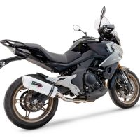 Pot echappement compatible avec Cf Moto 700 Mt 2023-2024, Albus Ceramic, Pot Echappement homologué pour les marchés non européens 