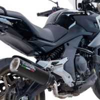 Pot echappement compatible avec Cf Moto 700 Mt 2023-2024, M3 Black Titanium, Pot Echappement homologué pour les marchés non européens 