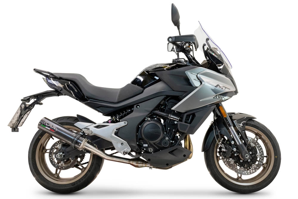 Pot echappement compatible avec Cf Moto 700 Mt 2023-2024, M3 Poppy , Pot Echappement homologué pour les marchés non européens 