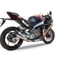 GPR exhaust compatible with  Aprilia RS457 2024-2025, New Grand Prix Evo Titanium, Full system exhaust, including removable db killer 