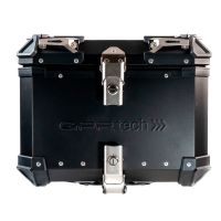 Top case GPR TECH compatible with  Aprilia Tuareg 660 2021/2024 e5 GPR TECH Top case in aluminum, black color with specific plate included Capacity 45 LT.