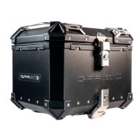 Top case GPR TECH compatible with  Aprilia Tuareg 660 2021/2024 e5 GPR TECH Top case in aluminum, black color with specific plate included Capacity 45 LT.
