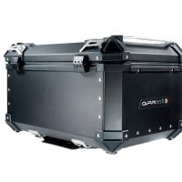 Top case GPR TECH compatible with  Aprilia Tuareg 660 2021/2024 e5 GPR TECH Top case in aluminum, black color with specific plate included Capacity 55 LT.