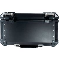 Top case GPR TECH compatible with  Aprilia Tuareg 660 2021/2024 e5 GPR TECH Top case in aluminum, black color with specific plate included Capacity 55 LT.