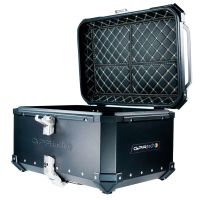 Top case GPR TECH compatible with  Aprilia Tuareg 660 2021/2024 e5 GPR TECH Top case in aluminum, black color with specific plate included Capacity 55 LT.