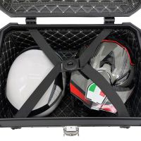 Top case GPR TECH compatible with  Bmw F 700 Gs 2016/2018 e4 GPR TECH Top case in aluminum, black color with specific plate included Capacity 55 LT.