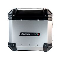 Top case GPR TECH compatible with  Aprilia Tuareg 660 2021/2024 e5 GPR TECH Top case in aluminum, silver color with specific plate included Capacity 45 LT.