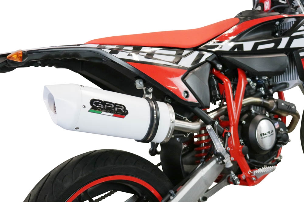 Pot echappement compatible avec Beta RR 125 4T Enduro 2021-2024, Albus Evo4, Pot Echappement homologué pour les marchés non européens 