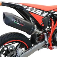 Pot echappement compatible avec Beta RR 125 4T Enduro 2021-2024, Furore Evo4 Poppy, Pot Echappement homologué pour les marchés non européens 