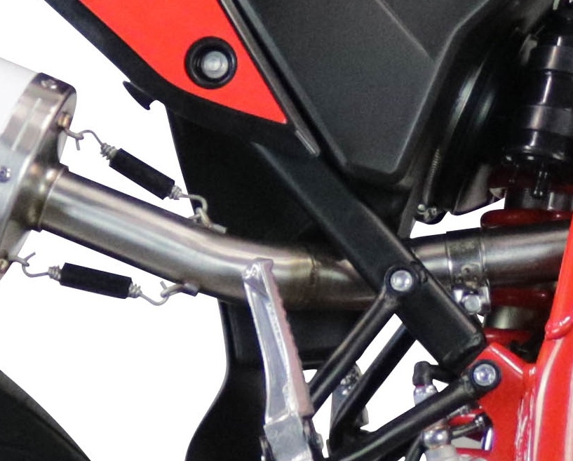 Pot echappement compatible avec Beta RR 125 4T Enduro 2021-2024, Furore Evo4 Nero, Pot Echappement homologué pour les marchés non européens 