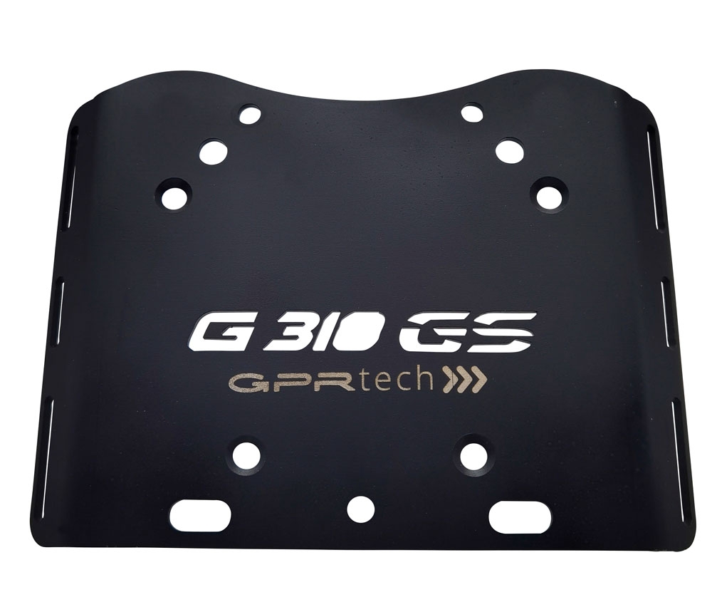 Top case GPR TECH compatible with  Bmw G 310 Gs 2017/2021 e4 GPR TECH Top case in aluminum, black color with specific plate included Capacity 45 LT.