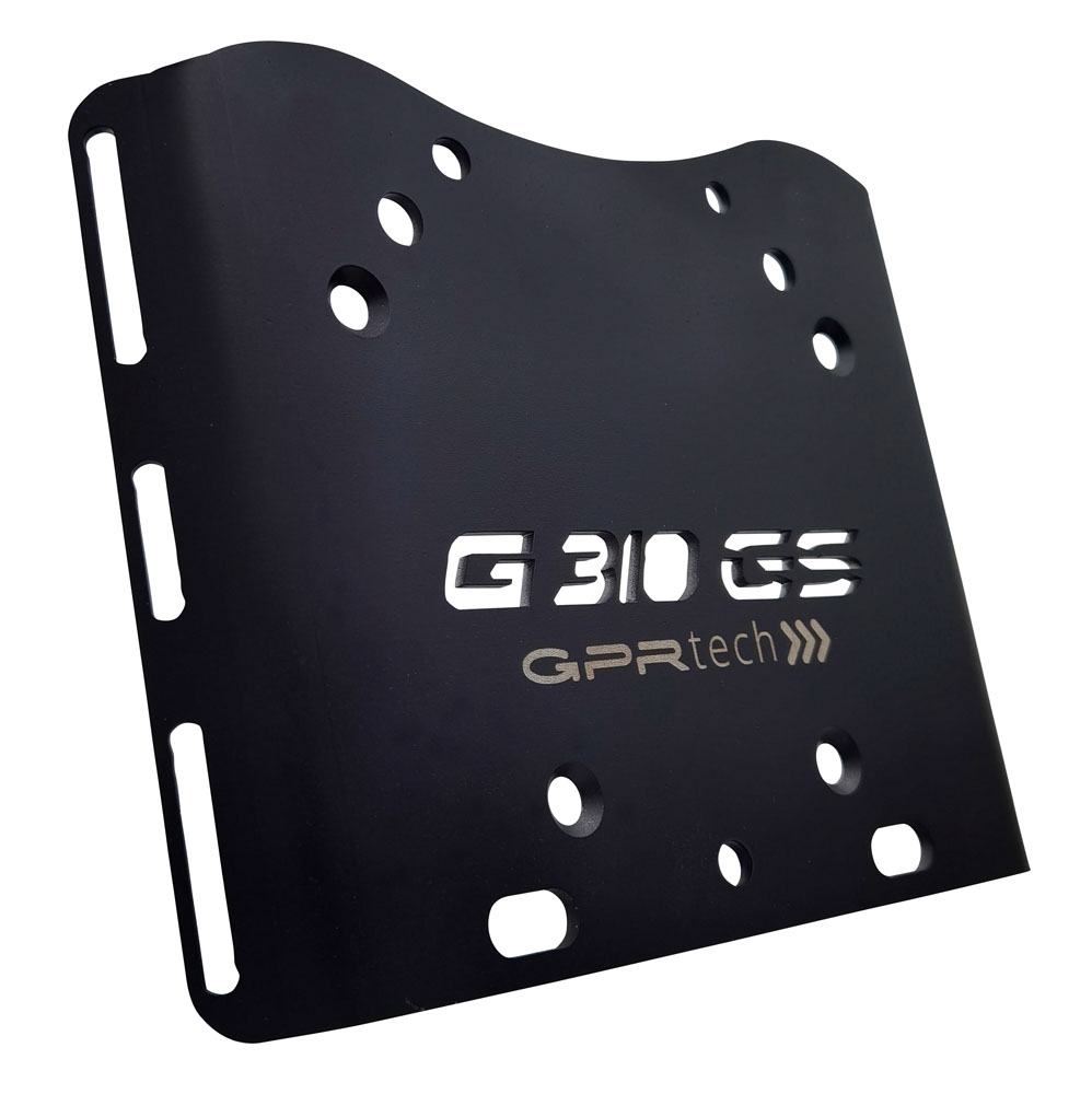 Top case GPR TECH compatible with  Bmw G 310 Gs 2017/2021 e4 GPR TECH Top case in aluminum, black color with specific plate included Capacity 45 LT.