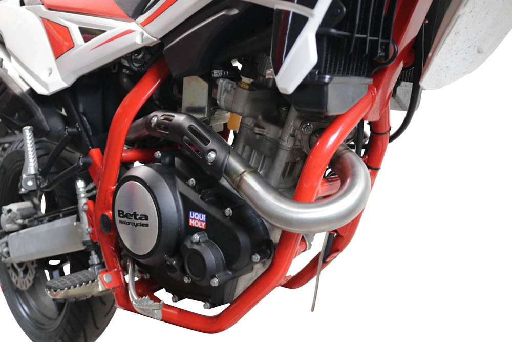 Pot echappement compatible avec Beta RR 125 4T Enduro 2021-2024, Decatalizzatore, Suppresseur de cataliseu, décatalyseurr, article sans homologation 