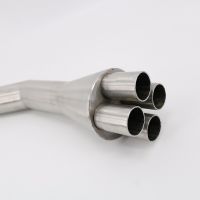 Pot echappement compatible avec Bmw K 100 1983-1994, Cafè Racer 4in1, Tube de liaison 4in1 