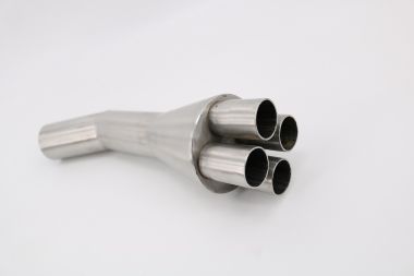 Pot echappement compatible avec Bmw K 100 1983-1994, Cafè Racer 4in1, Tube de liaison 4in1 
