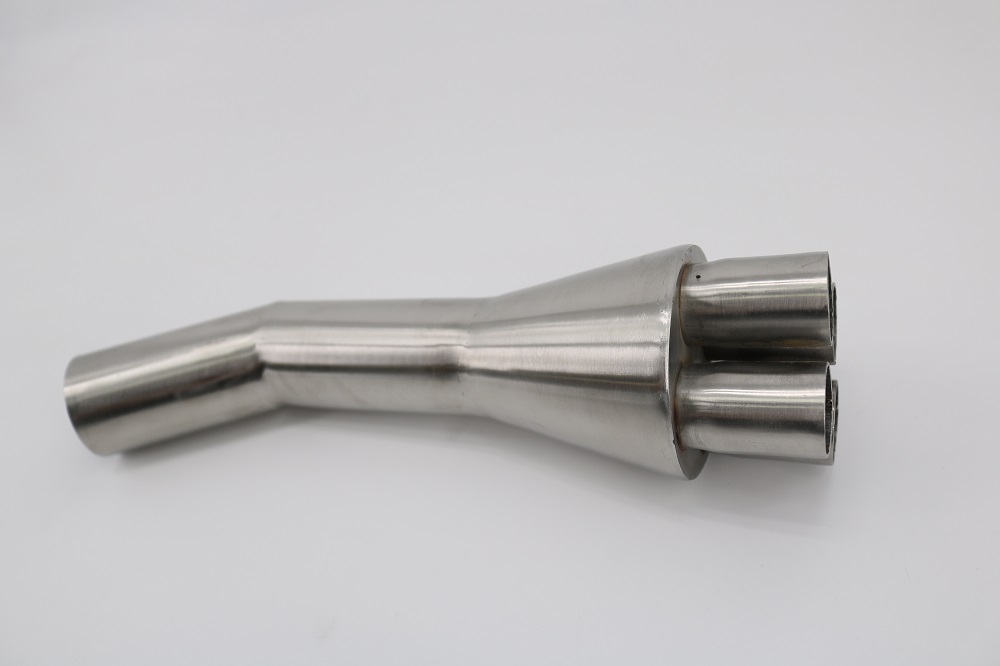 Pot echappement compatible avec Bmw K 100 1983-1994, Cafè Racer 4in1, Tube de liaison 4in1 