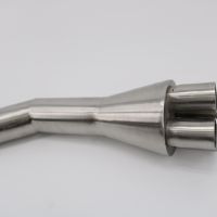 Pot echappement compatible avec Bmw K 100 1983-1994, Cafè Racer 4in1, Tube de liaison 4in1 