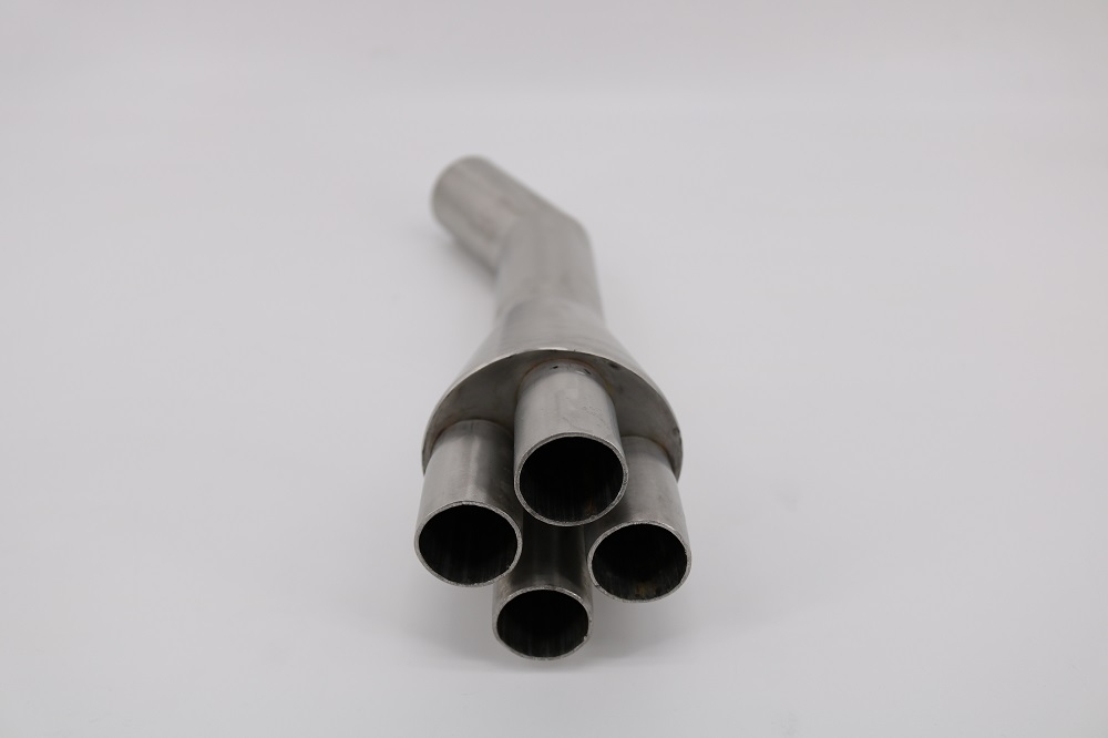 Pot echappement compatible avec Bmw K 100 1983-1994, Cafè Racer 4in1, Tube de liaison 4in1 