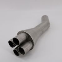 Pot echappement compatible avec Bmw K 100 1983-1994, Cafè Racer 4in1, Tube de liaison 4in1 