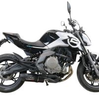 Pot echappement compatible avec Cf Moto 400 NK 2019-2020, Furore Nero, Pot Echappement homologué pour les marchés non européens 