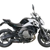 Pot echappement compatible avec Cf Moto 650 Mt 2019-2020, Furore Poppy, Pot Echappement homologué pour les marchés non européens 