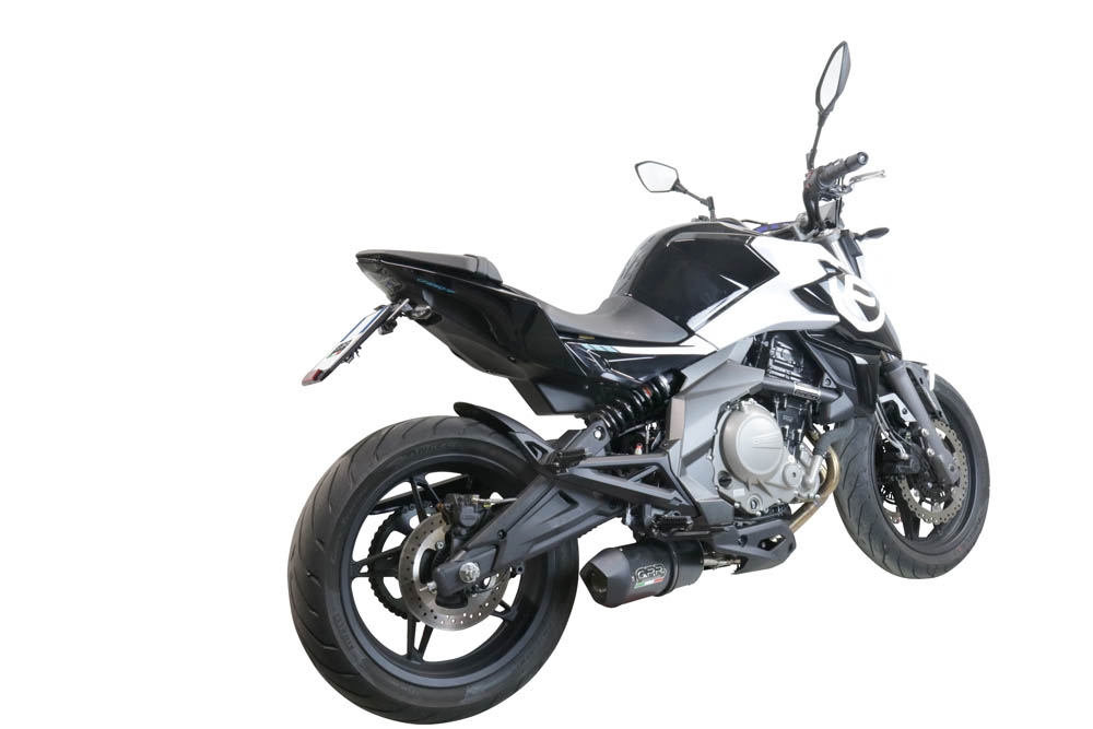 Pot echappement compatible avec Cf Moto 650 Mt 2019-2020, Furore Poppy, Pot Echappement homologué pour les marchés non européens 