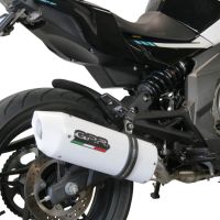 GPR exhaust compatible with  Cf Moto 650 Nk 2021-2024, Albus Evo4, Slip-on exhaust including removable db killer, link pipe and catalyst,  EPA-compliant 