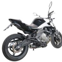 Pot echappement compatible avec Cf Moto 650 Mt 2021-2024, M3 Black Titanium, Pot Echappement homologué pour les marchés non européens 
