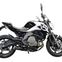 Pot echappement compatible avec Cf Moto 650 Mt 2021-2024, M3 Poppy , Pot Echappement homologué pour les marchés non européens 