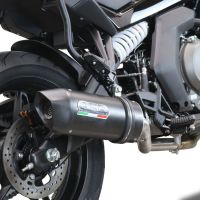 Pot echappement compatible avec Cf Moto 650 Gt 2022-2024, Furore Nero, Système demi complet homologué,pas légal pour les marchés européens, y compris db killer amovible 