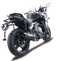 Pot echappement compatible avec Cf Moto 650 Gt 2022-2024, Furore Poppy, Système demi complet homologué,pas légal pour les marchés européens, y compris db killer amovible 