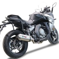Pot echappement compatible avec Cf Moto 650 Gt 2022-2024, Satinox , Système demi complet homologué,pas légal pour les marchés européens, y compris db killer amovible 