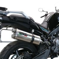 Pot echappement compatible avec Cf Moto 800 Mt Sport 2022-2024, Dual Inox, Échappement légal, homologué,silencieux avec db killer amovible et tuyau de liaison spécifique 