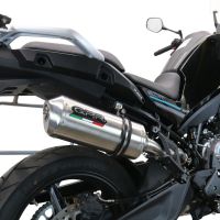 Pot echappement compatible avec Cf Moto 800 Mt Sport 2022-2024, Satinox , Échappement légal, homologué,silencieux avec db killer amovible et tuyau de liaison spécifique 