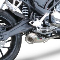 Pot echappement compatible avec Cf Moto 300 NK 2022-2024, Powercone Evo, Pot échappement complet, non légal pour les pays de l'UE, avec db killer amovible 