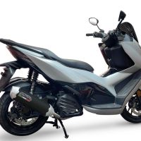 GPR exhaust compatible with  Zontes E 125 2023-2024, Pentascooter, Full system exhaust including removable db killer and catalyst, EPA-compliant 