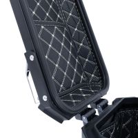 GPR TECH compatible with  Honda Crf 1000 L Africa Twin 2018/2020 e4 GPR TECH Pair of side cases aluminum made with contoured right side, silver color with specific pannier holder Capacity 38 LT. + 32 LT.