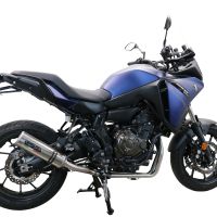 Pot echappement compatible avec Yamaha Tracer 7 GT 2020-2024, M3 Inox , Pot échappement complet, non légal pour les pays de l'UE, avec db killer amovible 