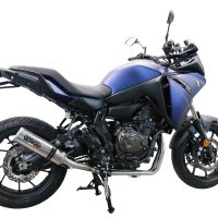 Pot echappement compatible avec Yamaha Tracer 7 GT 2020-2024, M3 Inox , Pot échappement complet, non légal pour les pays de l'UE, avec db killer amovible 
