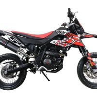 Pot echappement compatible avec Aprilia Rx 125 2021-2024, Furore Evo4 Poppy, Pot Echappement homologué pour les marchés non européens 