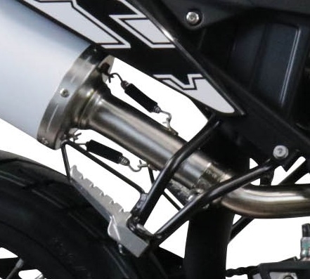 Pot echappement compatible avec Aprilia Rx 125 2021-2024, Furore Evo4 Nero, Pot Echappement homologué pour les marchés non européens 