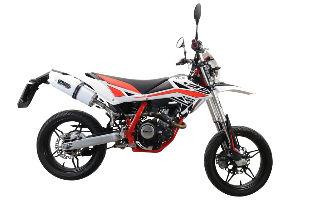 Pot echappement compatible avec Beta RR 125 4T Enduro 2019-2020, Albus Evo4, Pot Echappement homologué pour les marchés non européens 